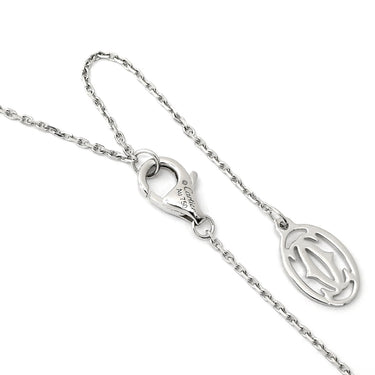 カルティエ Cartier C ドゥ カルティエ ダイヤモンド ペンダント N7413300 ホワイトゴールド K18WG ダイヤモンド ネックレス 750WG Au750 18金 1Pダイヤ ブリリアントカット