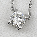 カルティエ Cartier C ドゥ カルティエ ダイヤモンド ペンダント N7413300 ホワイトゴールド K18WG ダイヤモンド ネックレス 750WG Au750 18金 1Pダイヤ ブリリアントカット