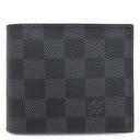 ルイヴィトン LOUIS VUITTON ポルトフォイユ マルコ NM N63336 ダミエグラフィット ダミエグラフィットキャンバス 二つ折り財布 黒 グレー