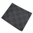 ルイヴィトン LOUIS VUITTON ポルトフォイユ マルコ NM N63336 ダミエグラフィット ダミエグラフィットキャンバス 二つ折り財布 黒 グレー