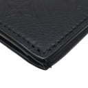 ルイヴィトン LOUIS VUITTON コインカード ホルダー M82245 ブラック レザー モノグラムシャドウ コインケース ブラック金具 黒