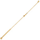 ルイヴィトン LOUIS VUITTON プティ ルイ M00374 ゴールド GP ストラス ブレスレット LVサークル モノグラムフラワー