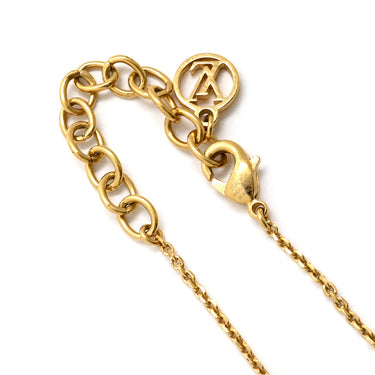 ルイヴィトン LOUIS VUITTON プティ ルイ M00374 ゴールド GP ストラス ブレスレット LVサークル モノグラムフラワー