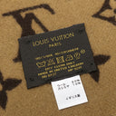 ルイヴィトン LOUIS VUITTON エシャルプ シュプリーム MP1891 ブラウン ウール カシミヤ マフラー 茶 モノグラム LV × Supreme コラボ