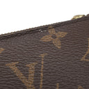 ルイヴィトン LOUIS VUITTON ポシェット クレ M62650 モノグラム モノグラムキャンバス コインケース ゴールド金具 茶 キーチェーン付き