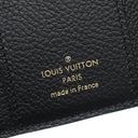 ルイヴィトン LOUIS VUITTON ポルトフォイユ ゾエ M62935 ノワール モノグラムアンプラント 三つ折り財布 ゴールド金具 黒 コンパクト ウォレット