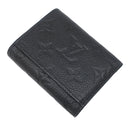 ルイヴィトン LOUIS VUITTON ポルトフォイユ ゾエ M62935 ノワール モノグラムアンプラント 三つ折り財布 ゴールド金具 黒 コンパクト ウォレット