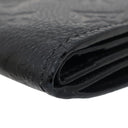 ルイヴィトン LOUIS VUITTON ポルトフォイユ ゾエ M62935 ノワール モノグラムアンプラント 三つ折り財布 ゴールド金具 黒 コンパクト ウォレット