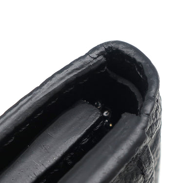 ルイヴィトン LOUIS VUITTON ポルトフォイユ ゾエ M62935 ノワール モノグラムアンプラント 三つ折り財布 ゴールド金具 黒 コンパクト ウォレット