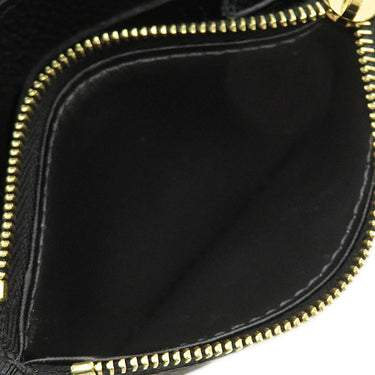 ルイヴィトン LOUIS VUITTON ポルトモネ ロザリ M81455 ノワール モノグラムアンプラント コインケース ゴールド金具 黒 小銭入れ カードケース