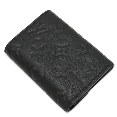 ルイヴィトン LOUIS VUITTON ポルトモネ ロザリ M81455 ノワール モノグラムアンプラント コインケース ゴールド金具 黒 小銭入れ カードケース