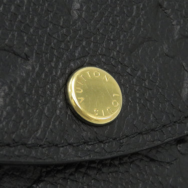 ルイヴィトン LOUIS VUITTON ポルトモネ ロザリ M81455 ノワール モノグラムアンプラント コインケース ゴールド金具 黒 小銭入れ カードケース