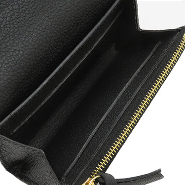 ルイヴィトン LOUIS VUITTON ポルトモネ ロザリ M81455 ノワール モノグラムアンプラント コインケース ゴールド金具 黒 小銭入れ カードケース