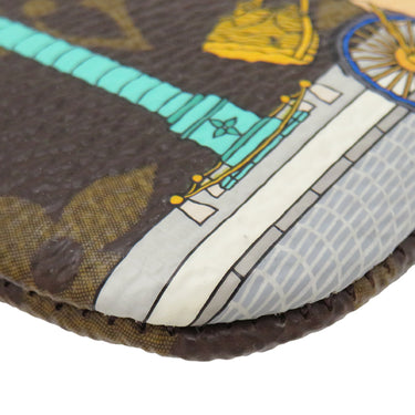 ルイヴィトン LOUIS VUITTON カードキーケース ポシェット クレ M81639 モノグラム モノグラムキャンバス コインケース ゴールド金具 茶 キーチェーン付き ヴィヴィエンヌ