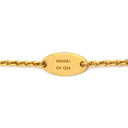 ルイヴィトン LOUIS VUITTON LV フローラグラム M00981 ゴールド GP フェイクパール ネックレス ロゴ モノグラムフラワー LVイニシャル