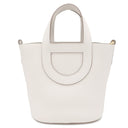 エルメス HERMES インザループ18 グリペール トリヨンクレマンス ヴォースイフト ハンドバッグ ゴールド金具 白