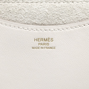 エルメス HERMES インザループ18 グリペール トリヨンクレマンス ヴォースイフト ハンドバッグ ゴールド金具 白