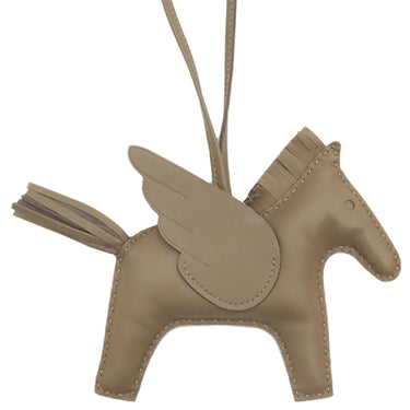 エルメス HERMES ロデオMM ペガサス エトゥープ アニョーミロ バッグチャーム グレージュ 単色 ソーエトゥープ