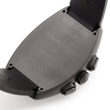 腕時計 フランクミュラー FRANCK MULLER トノウカーベックス クロノグラフ 8880 CC AT NR 自動巻き メンズ ブラック PVD デイト