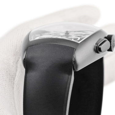 腕時計 フランクミュラー FRANCK MULLER トノウカーベックス クロノグラフ 8880 CC AT NR 自動巻き メンズ ブラック PVD デイト