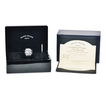 腕時計 フランクミュラー FRANCK MULLER トノウカーベックス クロノグラフ 8880 CC AT NR 自動巻き メンズ ブラック PVD デイト