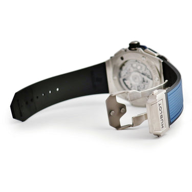 腕時計 ウブロ HUBLOT ビッグバン ウニコ チタニウム GMT 471.NX.7112.RX 自動巻き メンズ スケルトン デイ&ナイト