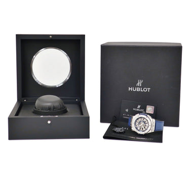 腕時計 ウブロ HUBLOT ビッグバン ウニコ チタニウム GMT 471.NX.7112.RX 自動巻き メンズ スケルトン デイ&ナイト