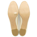 サルヴァトーレ・フェラガモ Salvatore Ferragamo ヴァラ リボン 723350 BONE パテントレザー 6 パンプス アイボリー 靴