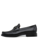 フェラガモ FERRAGAMO FORT ガンチーニ 762695 NERO レザー 7 ローファー シルバー金具 黒 靴