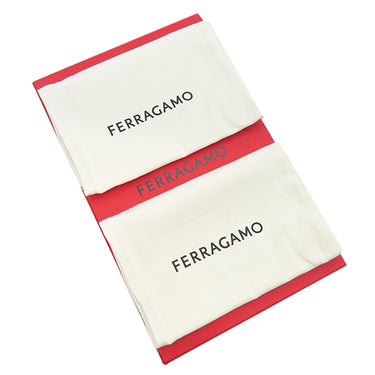 フェラガモ FERRAGAMO FORT ガンチーニ 762695 NERO レザー 7 ローファー シルバー金具 黒 靴