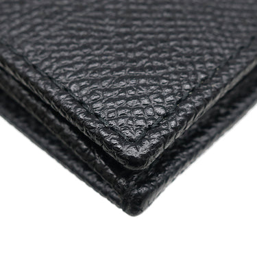 ブルガリ BVLGARI ブルガリブルガリ マン 282233 ブラック レザー 長財布 シルバー金具 黒 二つ折り 新品 未使用