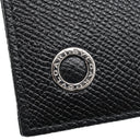 ブルガリ BVLGARI ブルガリブルガリ マン 282233 ブラック レザー 長財布 シルバー金具 黒 二つ折り 新品 未使用
