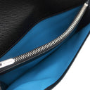 ブルガリ BVLGARI ブルガリブルガリ マン 282233 ブラック レザー 長財布 シルバー金具 黒 二つ折り 新品 未使用