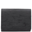 ルイヴィトン LOUIS VUITTON アンヴェロップ カルト ドゥ ヴィジット M62292 ノワール エピレザー 名刺入れ シルバー金具 黒 カード入れ