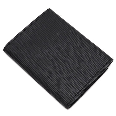 ルイヴィトン LOUIS VUITTON アンヴェロップ カルト ドゥ ヴィジット M62292 ノワール エピレザー 名刺入れ シルバー金具 黒 カード入れ