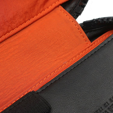 ボッテガヴェネタ BOTTEGA VENETA マキシ イントレチャート ブラック レザー ポーチ マットブラック金具 黒 セカンドバッグ クラッチバッグ トラベルポーチ