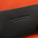 ボッテガヴェネタ BOTTEGA VENETA マキシ イントレチャート ブラック レザー ポーチ マットブラック金具 黒 セカンドバッグ クラッチバッグ トラベルポーチ