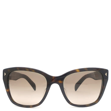 プラダ PRADA サイドロゴ 56□20 SPR09S-F ブラウン プラスチック サングラス ゴールド金具 ウェリントン グラデーション 茶
