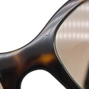 プラダ PRADA サイドロゴ 56□20 SPR09S-F ブラウン プラスチック サングラス ゴールド金具 ウェリントン グラデーション 茶