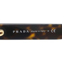 プラダ PRADA サイドロゴ 56□20 SPR09S-F ブラウン プラスチック サングラス ゴールド金具 ウェリントン グラデーション 茶
