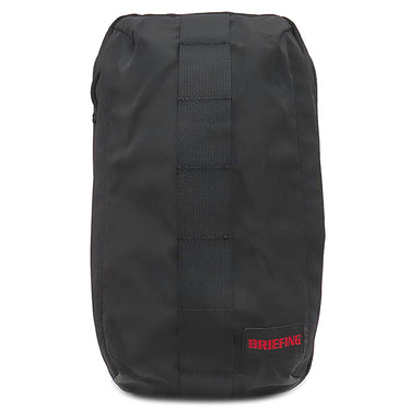 ブリーフィング BRIEFING ロゴ ショルダー BRA231L71 ブラック キャンバス コーデュラエコ ボディバッグ ブラック金具 黒 赤ロゴ