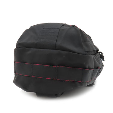 ブリーフィング BRIEFING ロゴ ショルダー BRA231L71 ブラック キャンバス コーデュラエコ ボディバッグ ブラック金具 黒 赤ロゴ