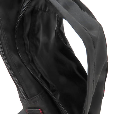 ブリーフィング BRIEFING ロゴ ショルダー BRA231L71 ブラック キャンバス コーデュラエコ ボディバッグ ブラック金具 黒 赤ロゴ