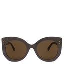フェンディ FENDI ピーカブー 52□23 FF0265/S ブラウン プラスチック サングラス ゴールド金具 キャットアイ