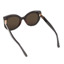 フェンディ FENDI ピーカブー 52□23 FF0265/S ブラウン プラスチック サングラス ゴールド金具 キャットアイ