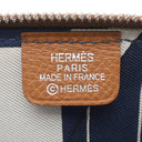 エルメス HERMES アザップ シルクイン ミニ コンパクト ゴールド ヴォーエプソン コインケース シルバー金具 茶 ラウンドファスナー