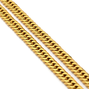 喜平 KIHEI K18 18金 49.8cm 20.3g 6面 ダブル Ｗ イエローゴールド K18YG ネックレス 造幣局検定マーク ※ショッピングローン対応していません