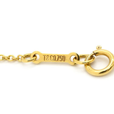 ティファニー Tiffany & Co ドッツクロス イエローゴールド K18YG ネックレス エルサ ペレッティ 18K 750 YG