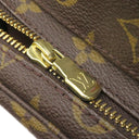 ルイヴィトン LOUIS VUITTON モンスリGM M51135 モノグラム モノグラムキャンバス リュック・デイパック ゴールド金具 茶 バックパック