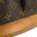 ルイヴィトン LOUIS VUITTON モンスリGM M51135 モノグラム モノグラムキャンバス リュック・デイパック ゴールド金具 茶 バックパック